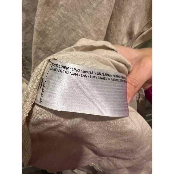 MNG 100% Linen Dress - Picture 3 of 5